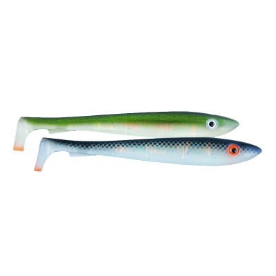 Силиконовая приманка Svartzonker McRubber 29 The Pelagic, 290 мм, 115 гр, цвет: UV Black Back/UV Rügen Herring Flash