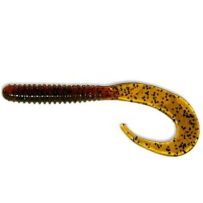 Силиконовая приманка Reins Big Get Ringer 8" цв. #429 Motor Oil Pepper