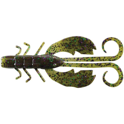 Приманка силиконовая Berkley Powerbait Crazy Legs Chigger Craw 10см #WaterMelon Candy