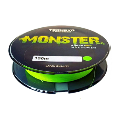Шнур Tokuryo Monster X8 Light Green 1.0 PE 150m