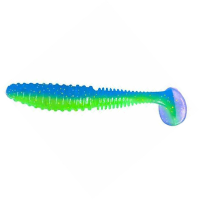 Мягкие приманки LureMax Ayame 4''/9,5см, LSA4-028 Blue Canary (10 шт.)