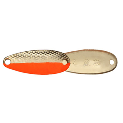 Блесна колебл. Mukai Keiryu Iwana 5.0g (Wave) half diamond cut цв. #WC-9 Orange Gold
