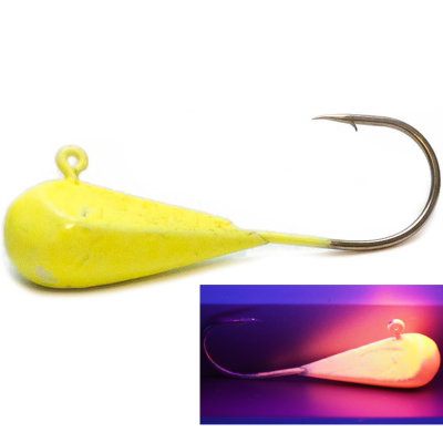 Мормышка Судаковая 1-18 РигПро, Вес 25, цвет Желтая ФЛЦ