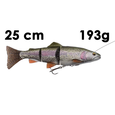 Приманка Savage Gear 4D Line Thru Trout MS 25cm 193g 01-Rainbow Trout 57399