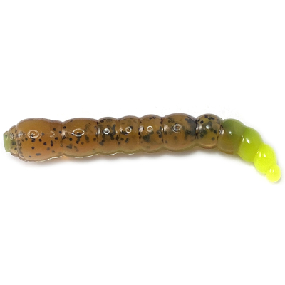 Силиконовая приманка Boroda Baits Kora Buba цвет Моторное масло/Лимон, 12 шт./уп.