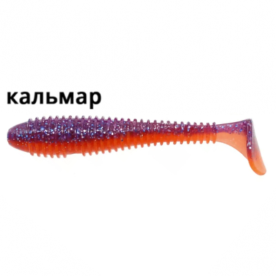 Силиконовая приманка Crazy Fish Vibro Fat 3.2" 73-80-98d-6 кальмар цв. 98d
