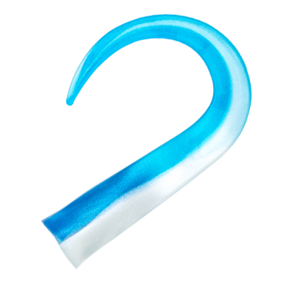 Хвост силиконовый Svartzonker McTail Glide Tail Junior, 120 мм, 3,5 гр, цвет: Blue/Pearl White