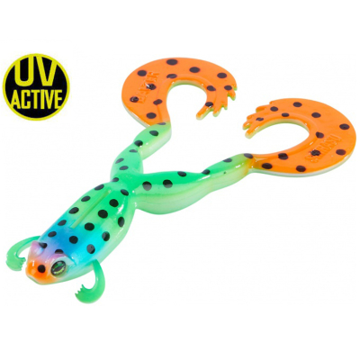 Силиконовая приманка Balzer Shirasu Clone Frog 15см/32гр. цв. UV Spicy Rainbow (13679 416)