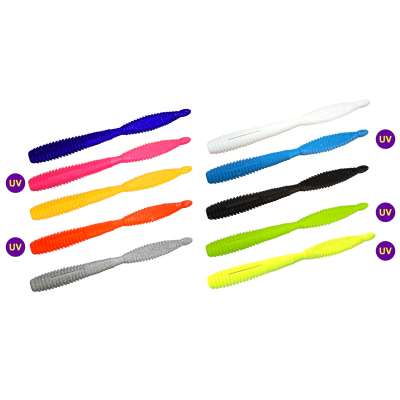 Силиконовая приманка Zombie ZWorm (Червь) цвет mix10x1- floating (ZW75FMIX#32CH)