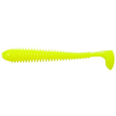 Силиконовая приманка Yaman Pro Betta 4,5" цвет #02 - Chartreuse (уп. 5 шт.)