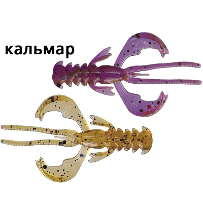 Силиконовые приманки Crazy Fish Nimble 1.2" 76-30-12/32-6 кальмар цв. 12/32