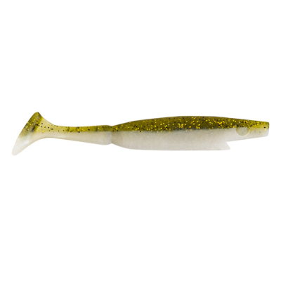 Силиконовая приманка Strike Pro Piglet Shad 8.5, 85 мм, 4 гр цв. Smelt UV (SP-172F#C019)