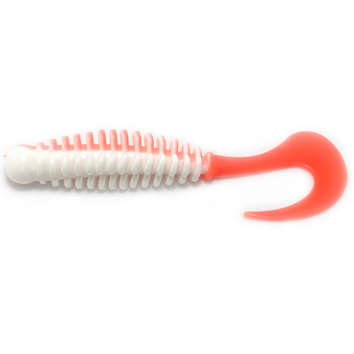 Силиконовая приманка Boroda Baits Phantom 135 mm БЕЛЫЙ/КРАСНЫЙ (White/Red)