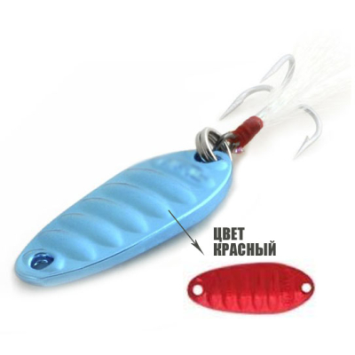 Блесна GT-BIO Fat Worm II 15гр., красный GT-32T