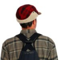 Кепка Simms Coldweather Cap, Red Buffalo Plaid, S/M