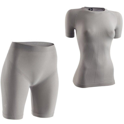 Комплект женского термобелья Bask Extra Fit Light Lady цв. Серый Свтл размер L-XL