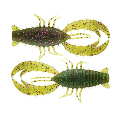 Мягкая приманка BBB Real Deal Craw 4-07 Sprayed Grass