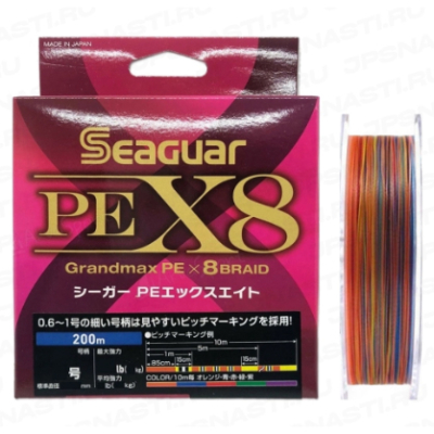 Шнур PE Seaguar X8 200m #0.6