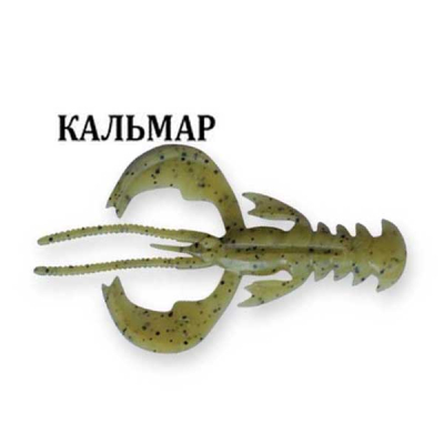 Силиконовая приманка Crazy Fish Nimble 3.2" 72-80-16-6-F кальмар цв. watermelon (арбуз)