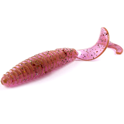 Силиконовая приманка Lucky John Pro Series Ultraworm Curly 2,0" (05.00)/S14 9шт.
