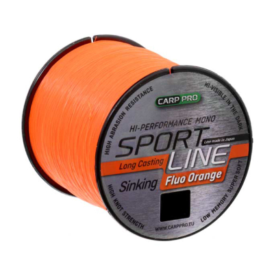 Леска Carp Pro Sport Line NEO orange 1000м 0,22мм