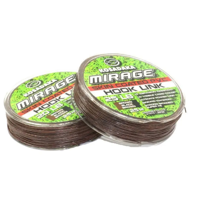 Поводковый материал Kosadaka Mirage 25м корич/черн, 20LB (5шт.) LMGHL20BB