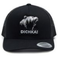 Кепка с сеткой 5P Volga Baits Dichka! Roar Rawcut #Black/Black&White