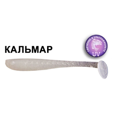 Силиконовая приманка Crazy Fish Nano Minnow 6-40-89-6 кальмар цв. glowing (светящийся)