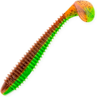 Силиконовая приманка Akara Fat Tail-3,8 96мм цвет 439 (4 шт)