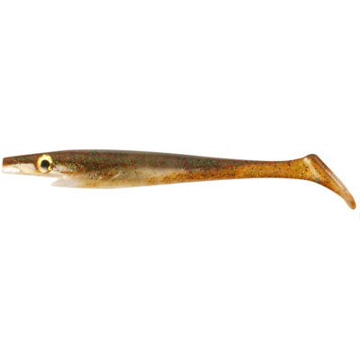 Приманка силиконовая Strike Pro XXL Pig Shad Jr. 15см 21гр 4шт. Baby Brown