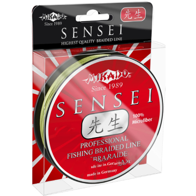 Плетеный шнур Mikado Sensei Green 125м 0,38мм - 33,80кг