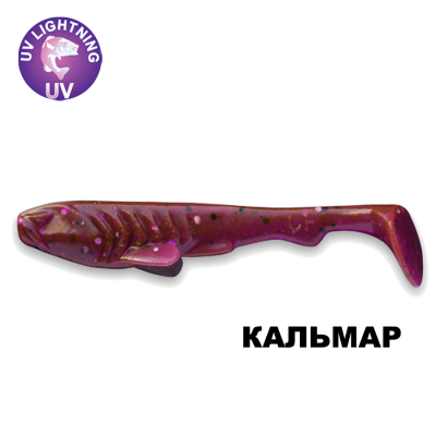 Силиконовая приманка Crazy Fish Tough 2" 71-50-12-6 кальмар цв. ultraviolet (ультрафиолет)