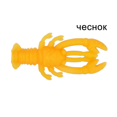 Силиконовая приманка Ojas Rachek 21, Orange (fluo), 10шт/банка, аромат Чеснок