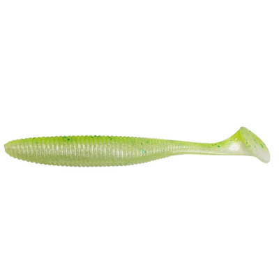 Силиконовая приманка Jackall Rhythm Wave 3,8" (7 шт.) chartreuse back shad