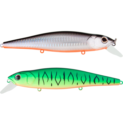 Воблер Strike Pro Jer-O Minnow 130, 130 мм, 27,8 гр. цв. GC01S/A70-713 Double