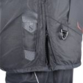 Костюм-поплавок мужской зимний ХСН "Angler prosport", hardguard, черный (красные молнии) (48-50/176)