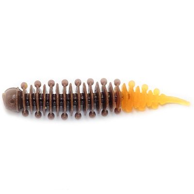 Силиконовая приманка Boroda Baits Ayra XL цв. Коричневый/Оранжевый, 6 шт./уп.