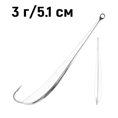 Блесна RB Optima 3гр.-01, 51mm (впаянный крючок)