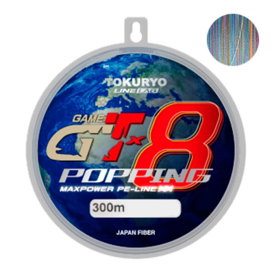 Плетёный шнур Tokuryo GT PE X8 5-multi 300m #0.6