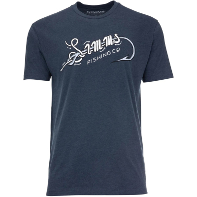 Футболка Simms Special Knot T-Shirt, Navy Heather, XL