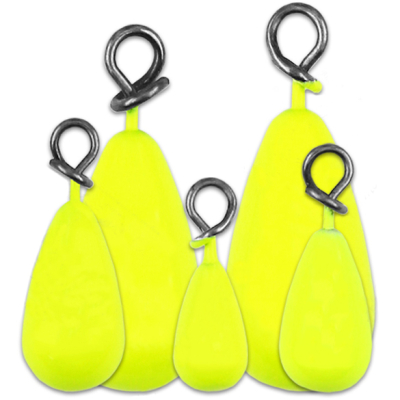 Набор крашеных грузов Призёр "Колокол" №3 (24 гр, 26 гр, 28 гр, 30 гр), цвет 02-желтый (Pr-NKOLBSC-03-02)