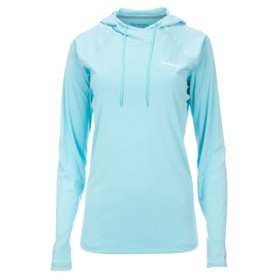 Термофутболка Simms Women's Solarflex Hoody, Laguna, L