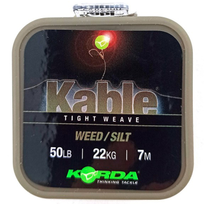 Лидкор Korda Kable Tight Weave 7м Weed
