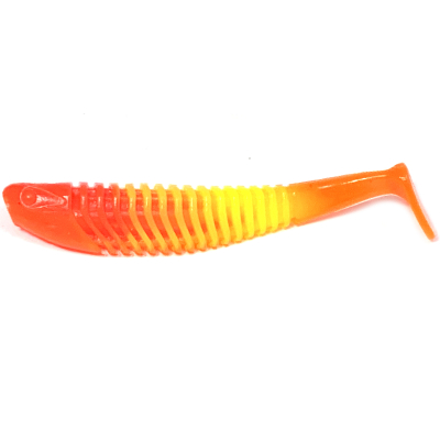 Силиконовая приманка Boroda Baits Yakudza 70мм цвет "ФАЙЕРТАГЕР" (Fire tiger)