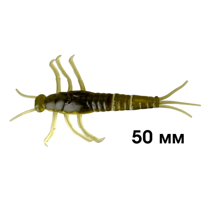 Приманки Savagear 3D PVC Mayfly 50mm Green 8pcs 55113
