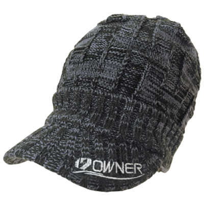 Кепка мужская Owner Knit Castet BK, цвет - черный, р. 59