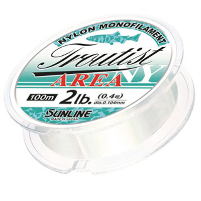 Леска монофильная Sunline Troutist Area Nylon 100m 2.5LB/#0.5