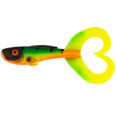 Силиконовая приманка Abu Garcia Beast Twin Tail 210mm двойная цв. Fire Tiger