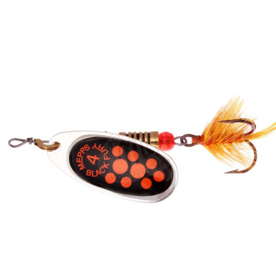 Блесна вращающаяся Mepps Black Fury Orange MCH AG №4