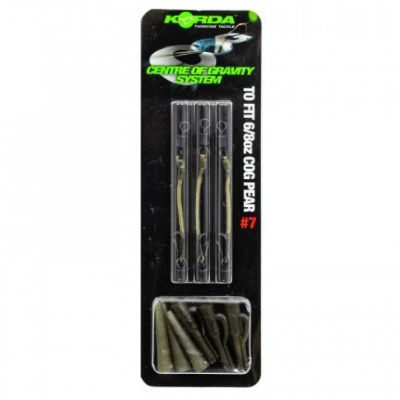 Набор для грузил Korda COG Booms для грузила Flat Lead 6-8oz KCOG7